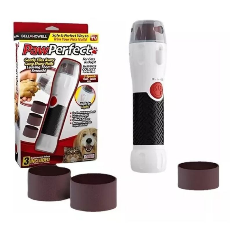 GENERICO - Corta Uñas Perros Gatos Lima De Uñas Mascotas Eléctrico