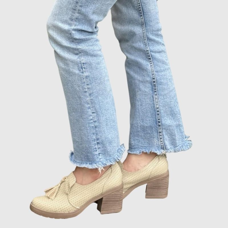 CALZADO TRIUNFO - Botin tobillero -  Beige -  Calzado Triunfo