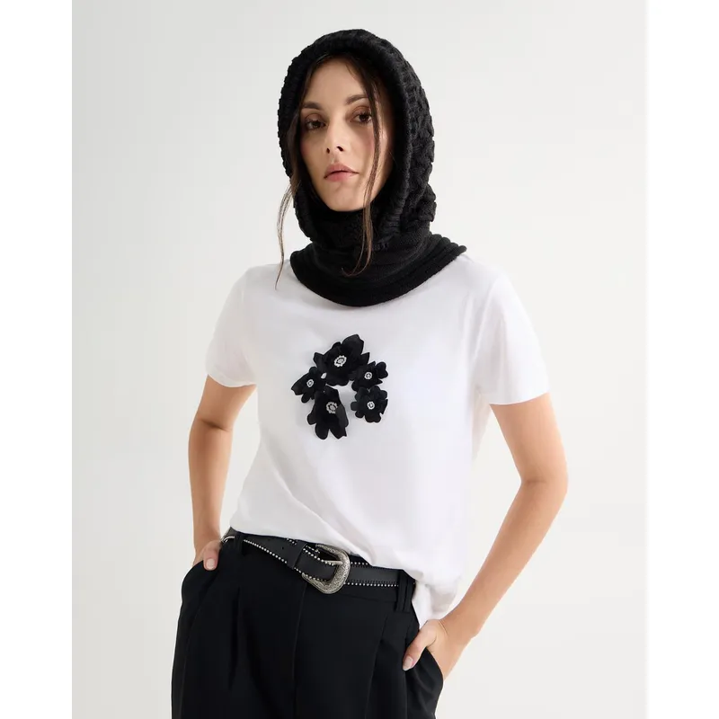 SEVEN SEVEN - Camiseta De Mujer  Color Marfil Marca Seven Seven #28096200