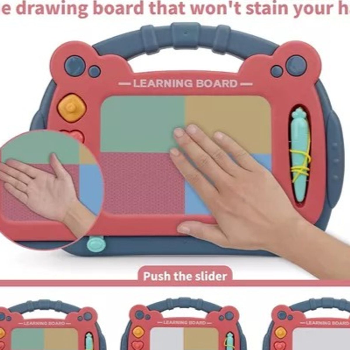 GENERICO - TABLRO MAGICO ESCRITORIO JUGUETE BLOQUE MAGNETICO