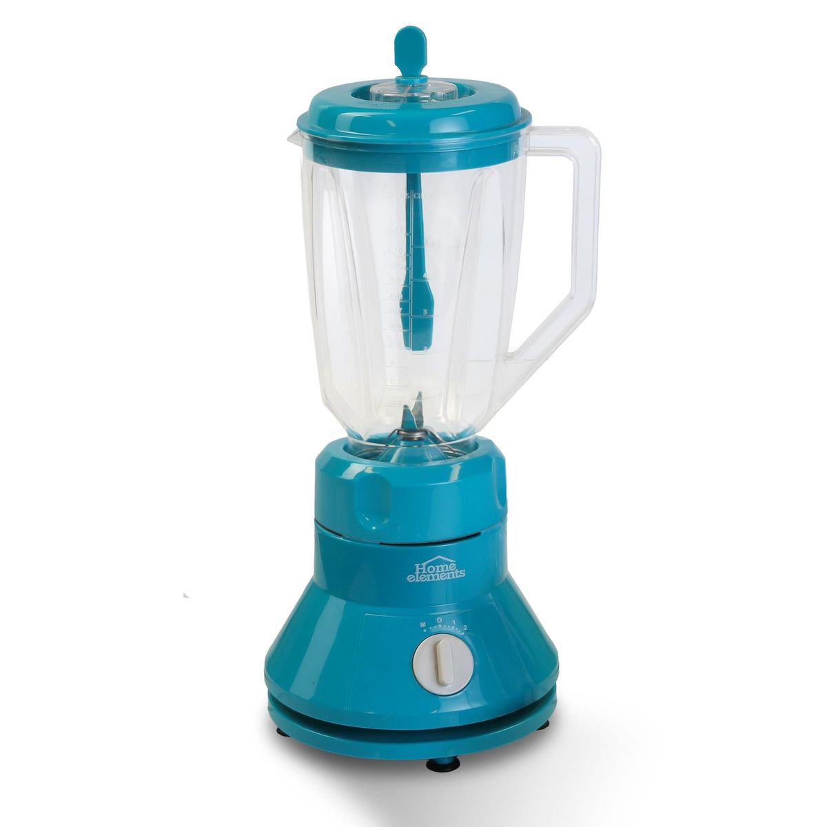 HOME ELEMENTS - LICUADORA 2 VELOCIDADES + PULSO Y PICATODO HELVP500AT.