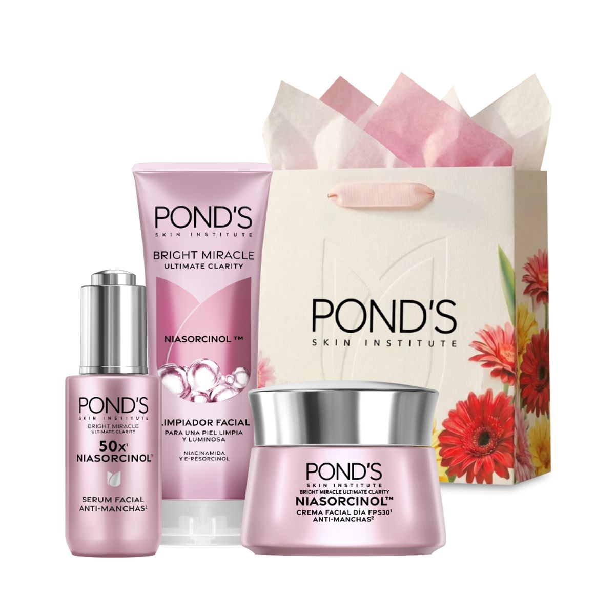 PONDS - Combo Cuidado Facial Antimanchas Ponds con Niasorcinol