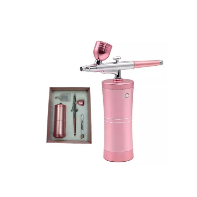 GENERICO - Aerógrafo Portátil Mini Compresor Pistola Pulverización Maquillaje