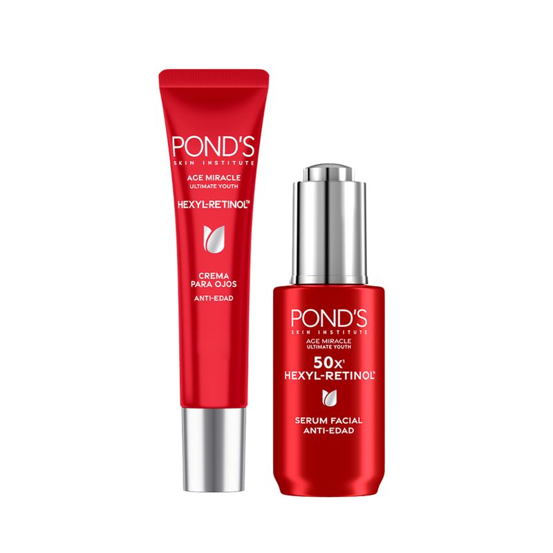 PONDS - Combo Serum+Contorno de ojos Antimanchas Ponds con Retinol