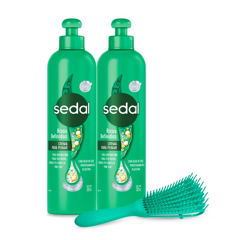 SEDAL - Combo Crema Para Peinar Rizos Definidos + Obsequio