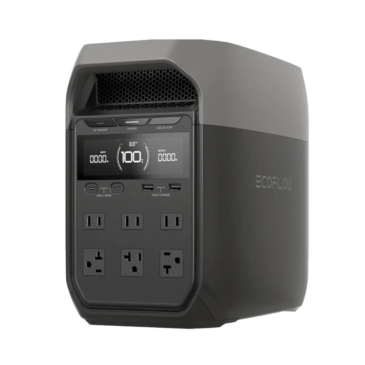ECOFLOW - Estación de Energia Portatil Ecoflow DELTA 3 1800W Potencia 1024Wh Capacidad