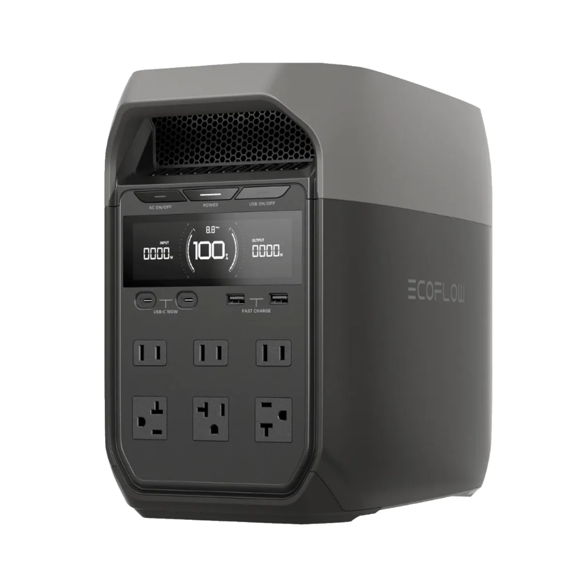 ECOFLOW - Estación de Energia Portatil Ecoflow DELTA 3 1800W Potencia 1024Wh Capacidad