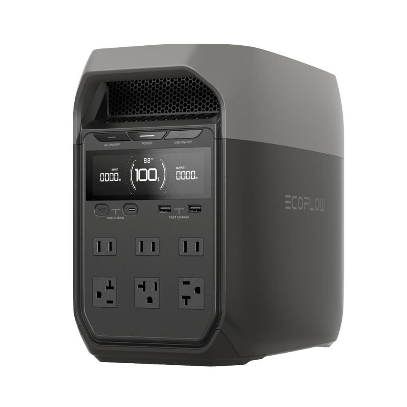ECOFLOW - Estación de Energia Portatil Ecoflow DELTA 3 1800W Potencia 1024Wh Capacidad