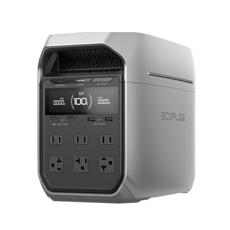 ECOFLOW - Estación de Energia Portatil Ecoflow DELTA 3 PLUS 1800W Potencia 1024Wh Capacidad