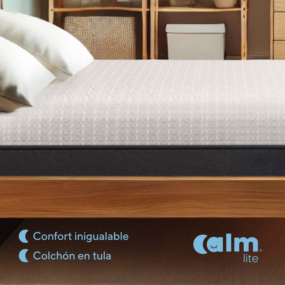 CALM - Colchón Calm Lite Semidoble Ortopédico con Memory Foam