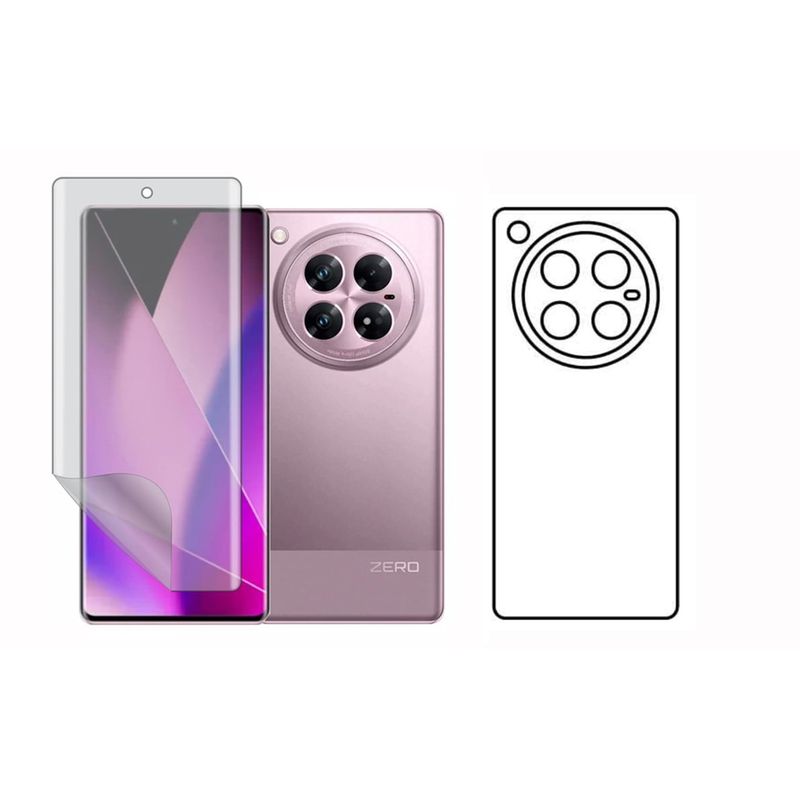 GENERICO - Protector Pantalla Y Trasero Hidrogel Para INFINIX ZERO 40 4G
