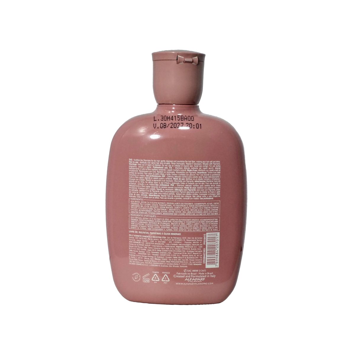 ALFAPARF MILANO - Nutritive Low Shampoo - Cabello Seco- Alfaparf  250mL Moisture