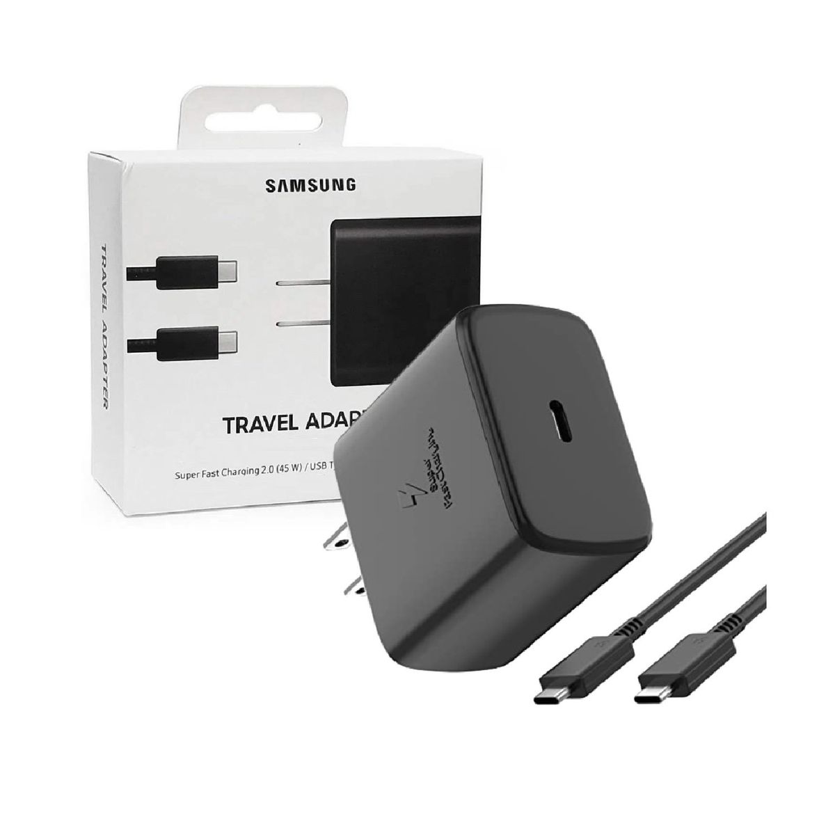 SAMSUNG - CARGADOR SUPER CARGA RAPIDA  S24 Y S25 ULTRA 45W ORIGINAL