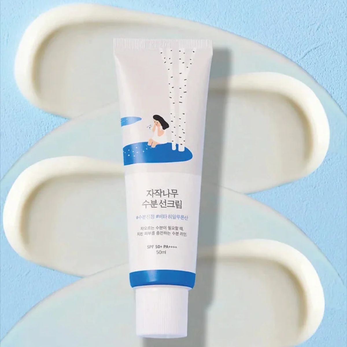 ROUND LAB - Birch Juice Moisturizing Sun Cream SPF 50+ PA++++ Protector Solar