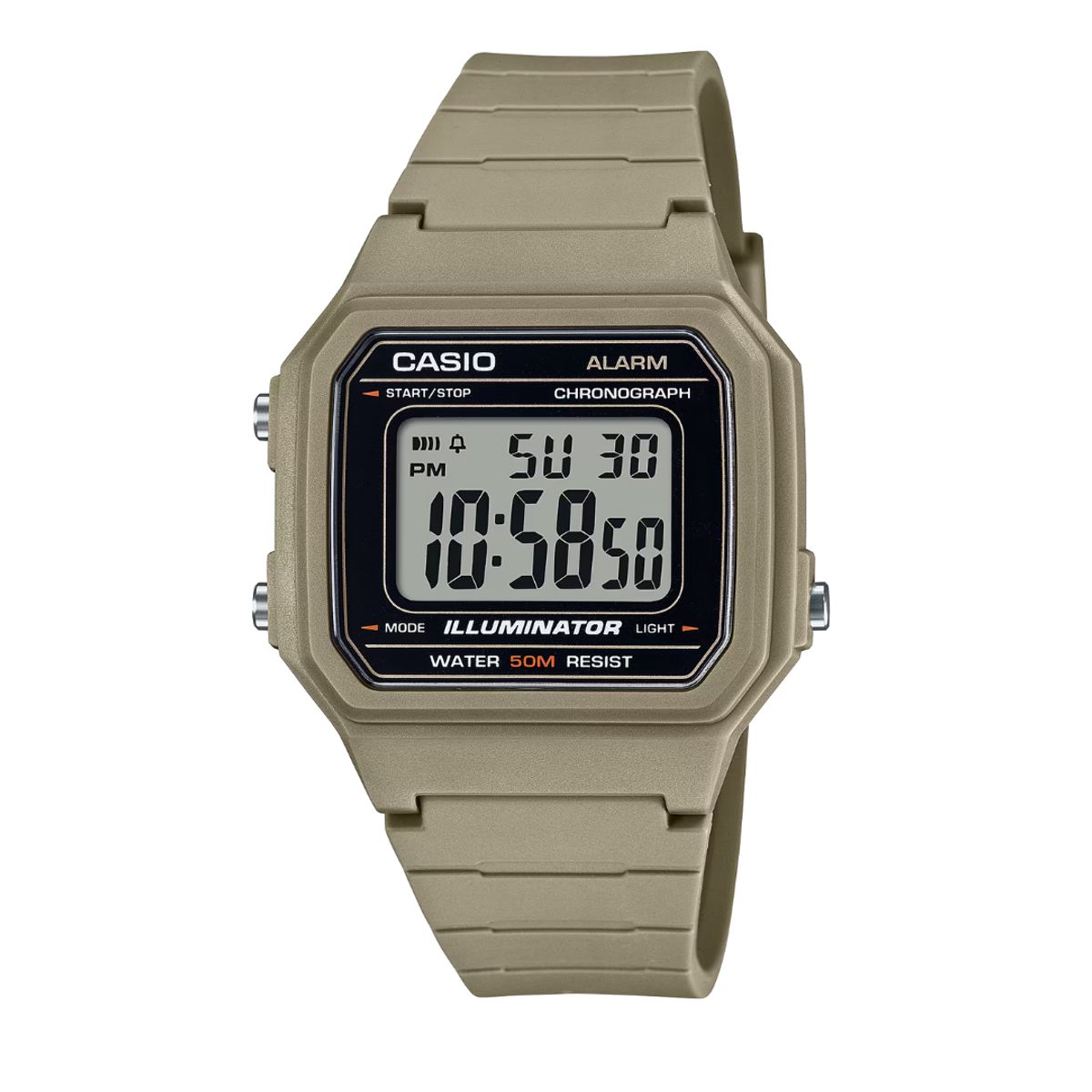 CASIO - Reloj Casio W-217H-5AV Diseño Deportivo