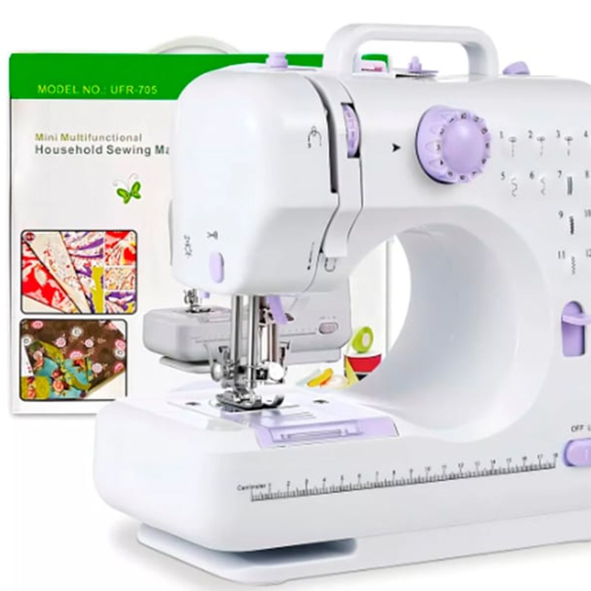 GENERICO - Maquina De Coser Portatil 12 Costuras 2 Cambios