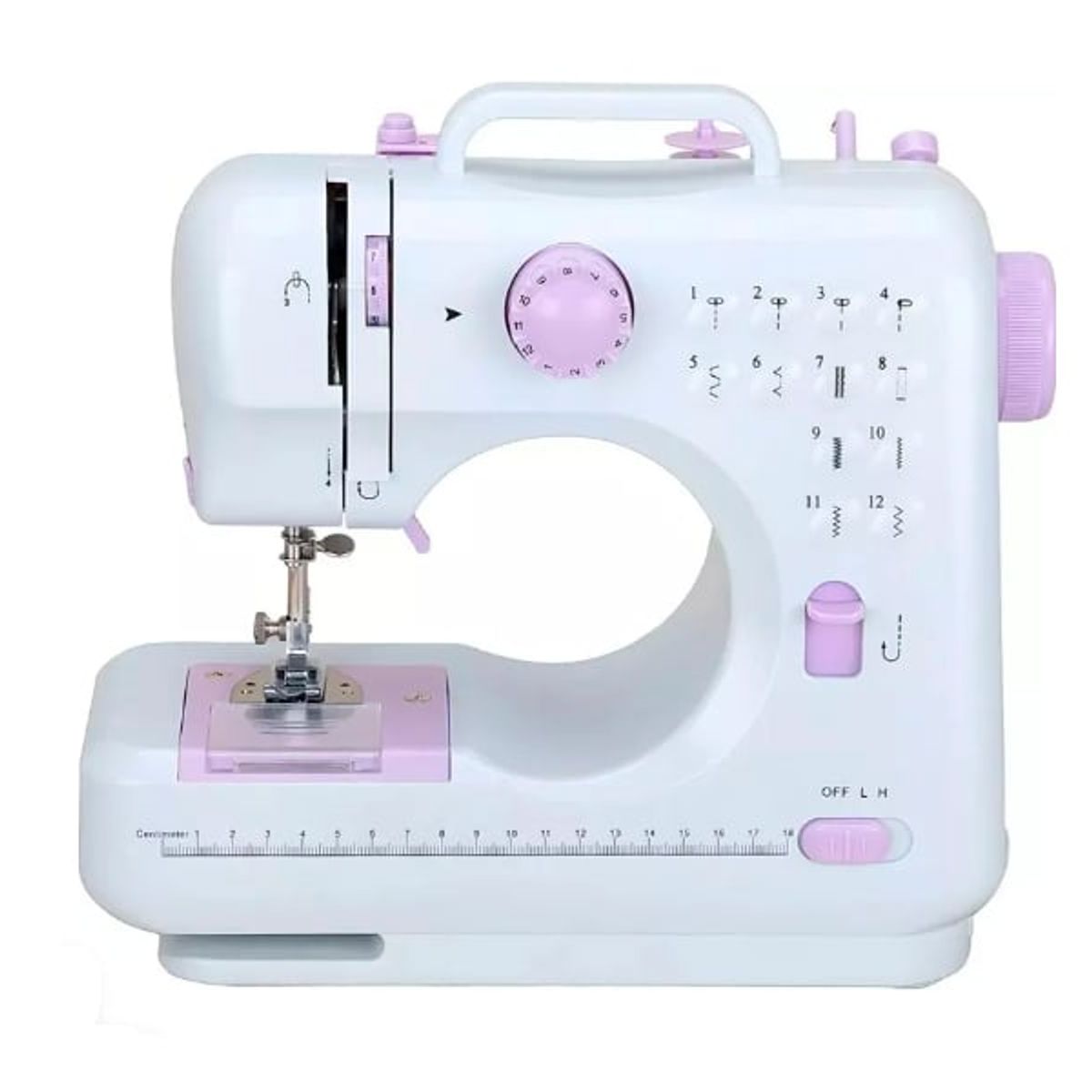 GENERICO - Maquina De Coser Portatil 12 Costuras 2 Cambios