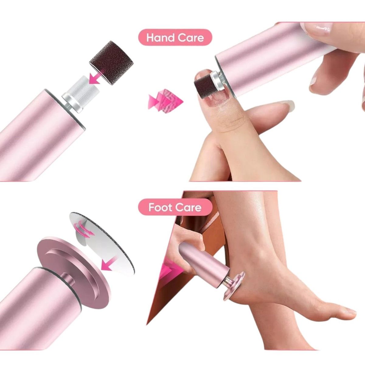 GENERICO - Removedor Electrico Elimina Callos Raspador Recargable