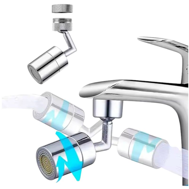 GENERICO - Grifo de Agua 360° Ajustable para Evitar Salpicaduras