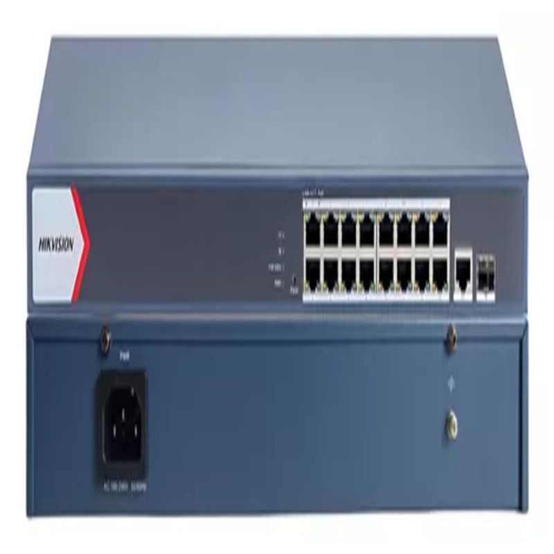 HIKVISION - DS-3E1518P-EI/M - Switch Poe 16 Ptos A 1gb, Gestión Remota