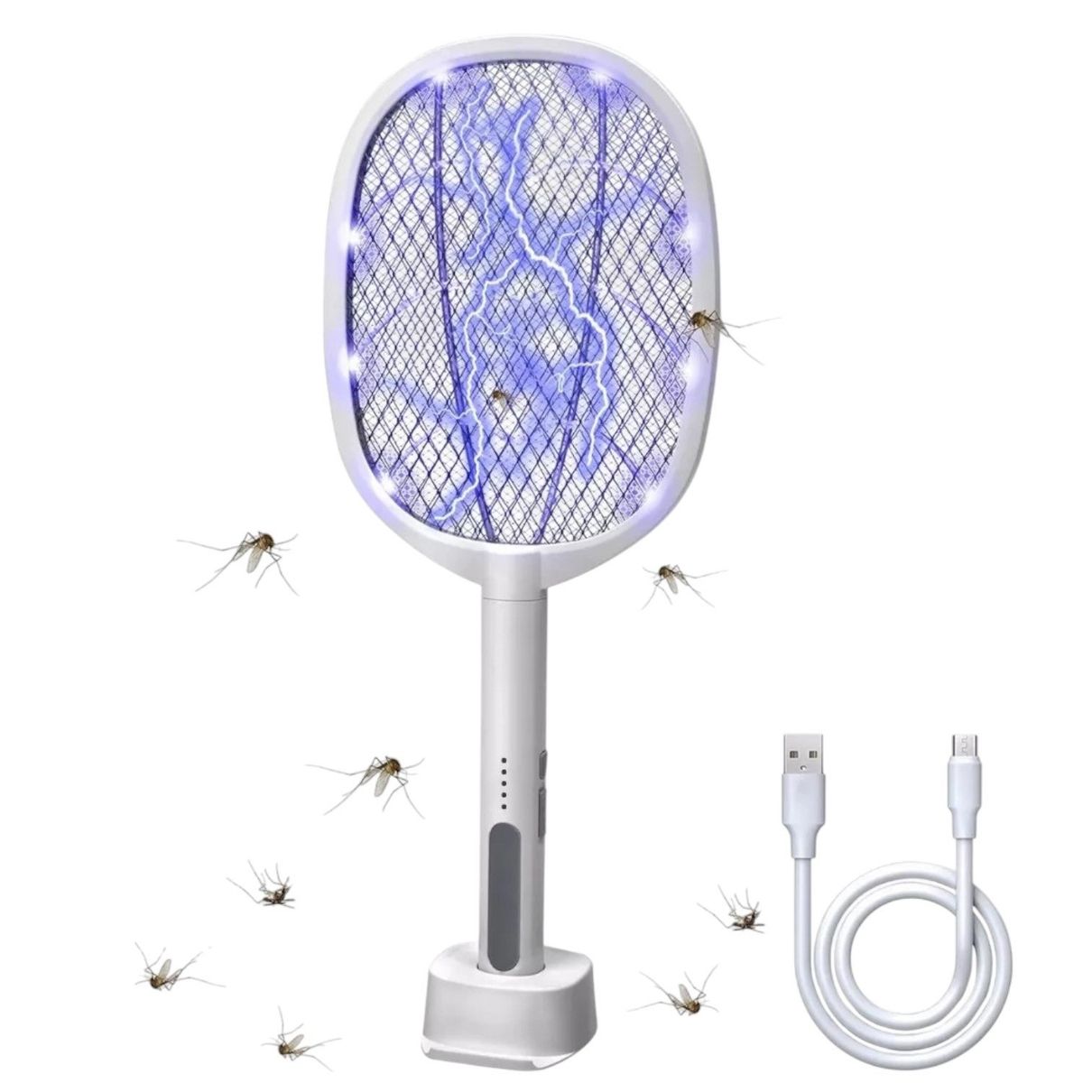 GENERICO - Raqueta Mata Mosquitos Facil Sin Quimicos