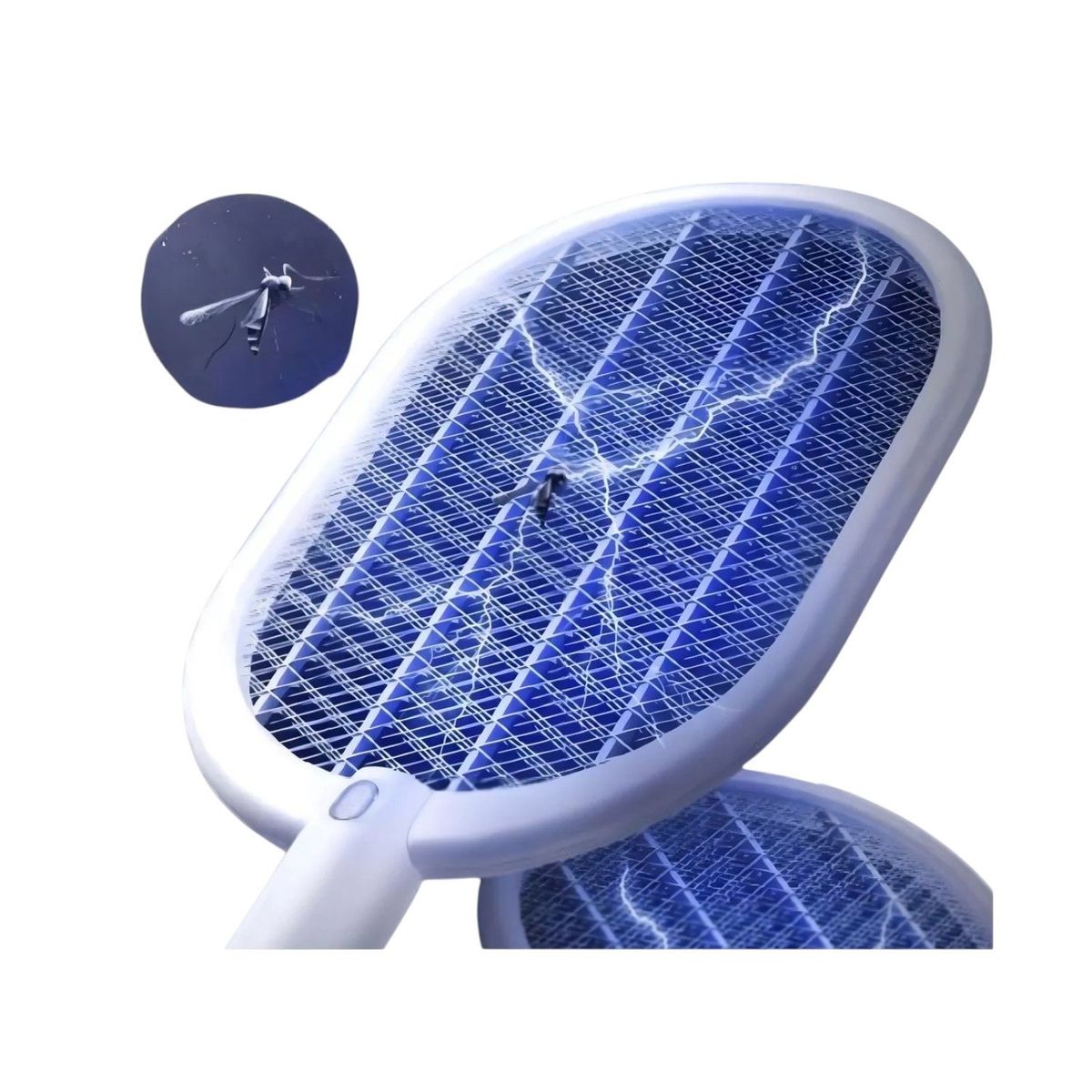 GENERICO - Raqueta Mata Mosquitos Facil Sin Quimicos