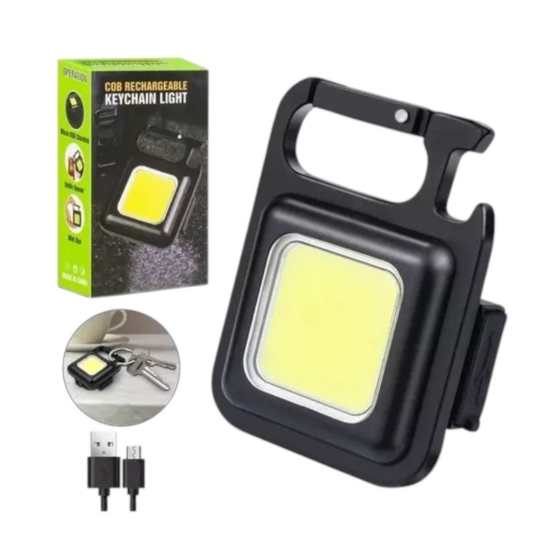 GENERICO - Linterna De Bolsillo Usb Ideal Para Viajes Noche Y Taller