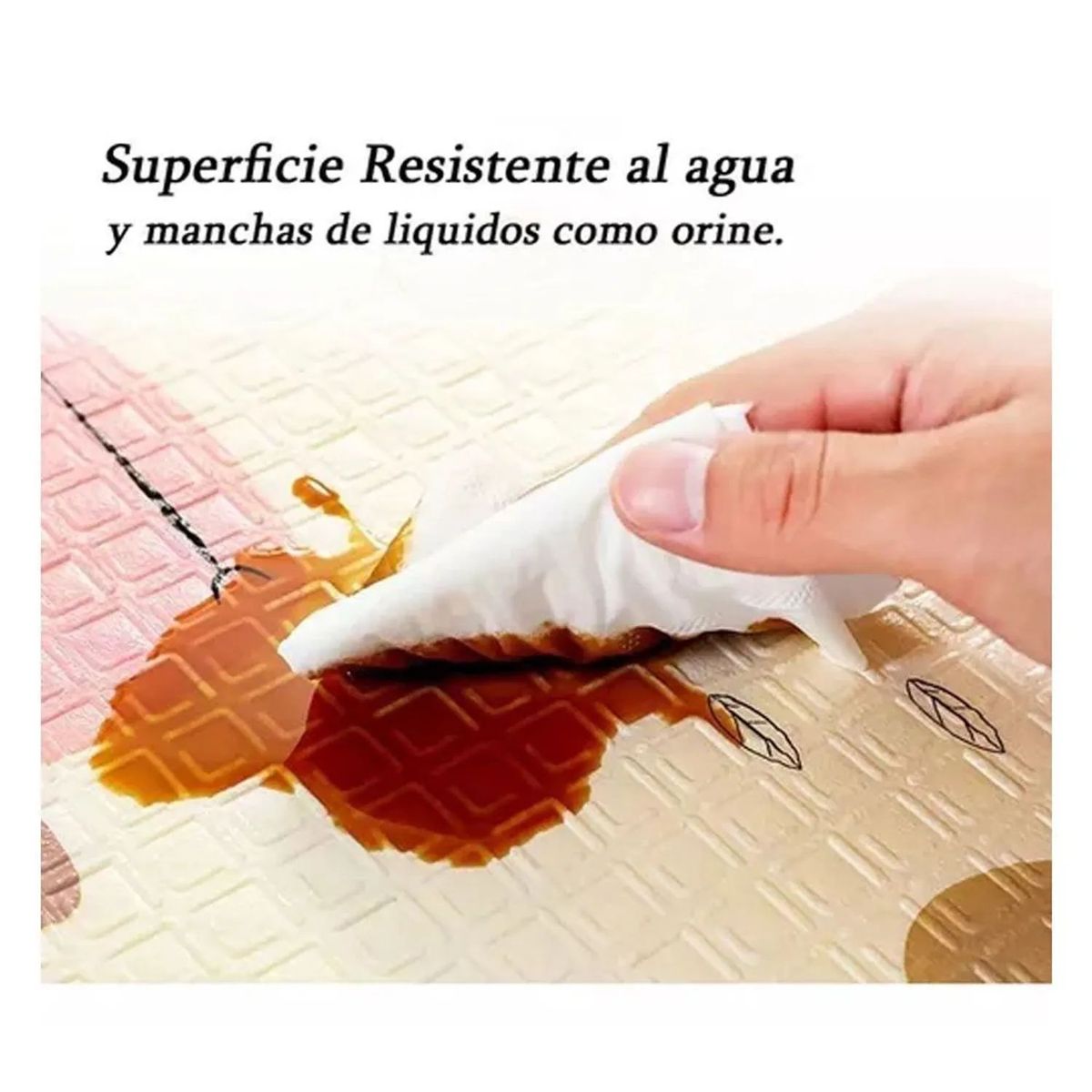 GENERICO - Tapete Para Bebé Plegable Doble Faz Grande De 2M X 180M