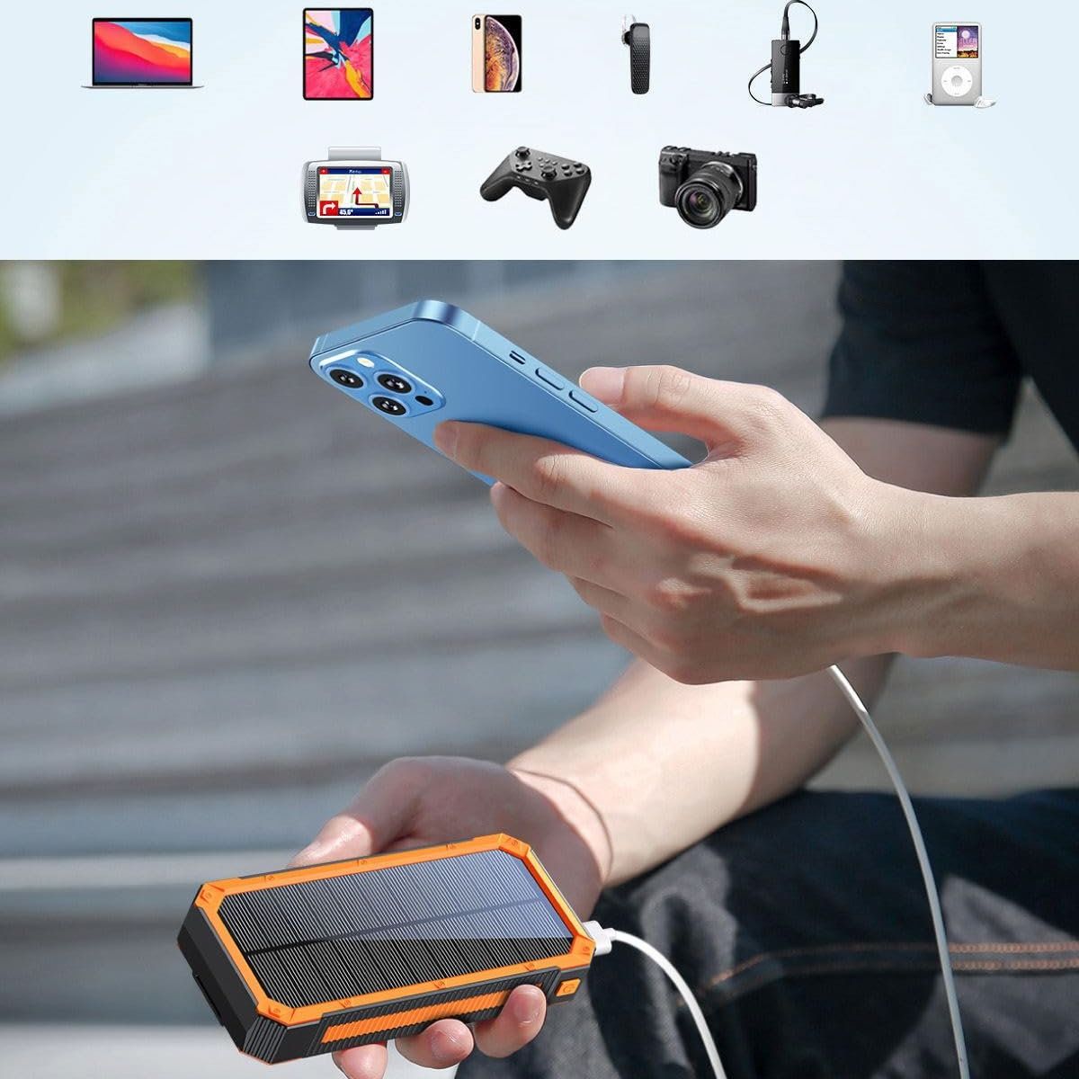 BESTON - POWER BANK SOLAR BESTON 20.000 MAH