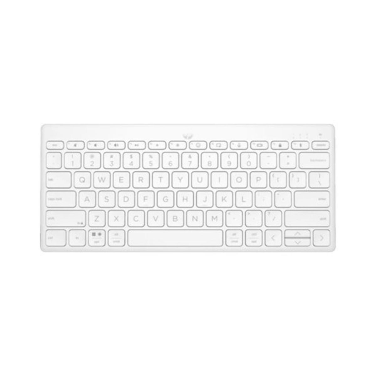 HP - Teclado compacto multidispositivo HP 350 (blanco)