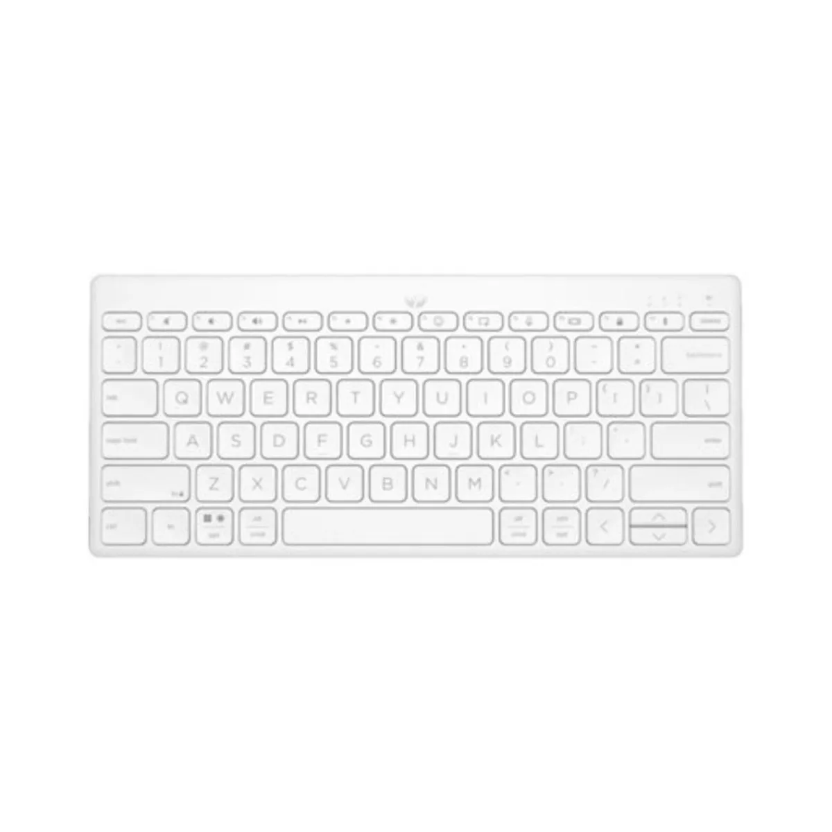 HP - Teclado compacto multidispositivo HP 350 (blanco)