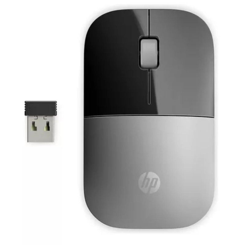 HP - Mouse Inalámbrico HP Z3700 Color Plateado