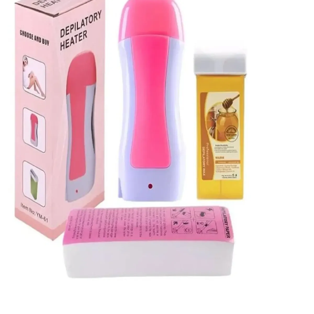 GENERICO - Kit De Cera Depilatoria Roll - On Combo Depilatorio Roll-on