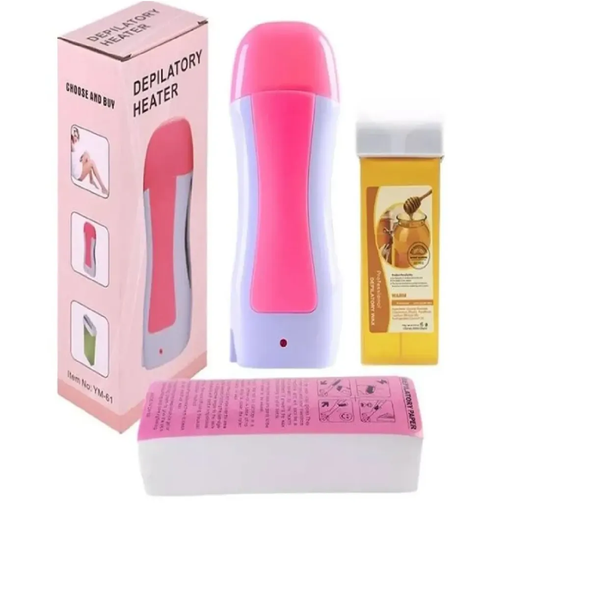 GENERICO - Kit De Cera Depilatoria Roll - On Combo Depilatorio Roll-on