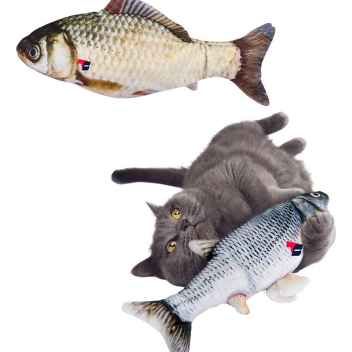 GENERICO - JUGUETE PEZ CON MOVIMIENTO PARA MASCOTAS