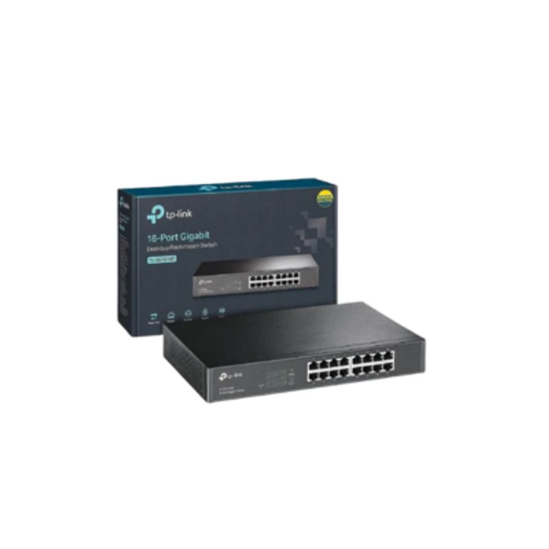 TP LINK - Switch Tp Link 16 Puertos Gigabit Tl-sg1016d 10/100/1000