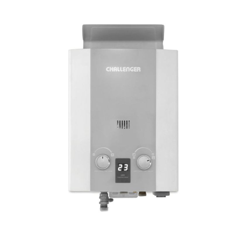 CHALLENGER - Calentador De Paso Gas Natural 5.5 Lt Tiro Natural Challenger