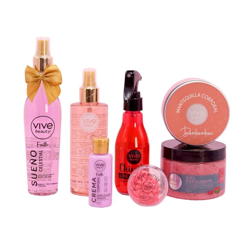 GENERICO - Kit Corporal Dulzura Rosa – 6 productos + bolso