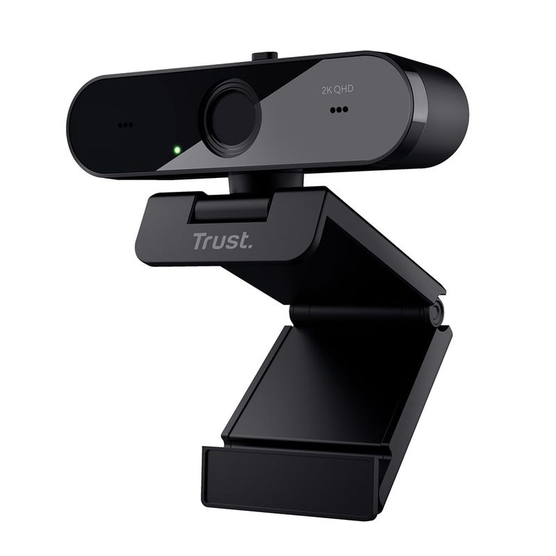 TRUST - Camara Web Trust Taxon 2K QHD Negro