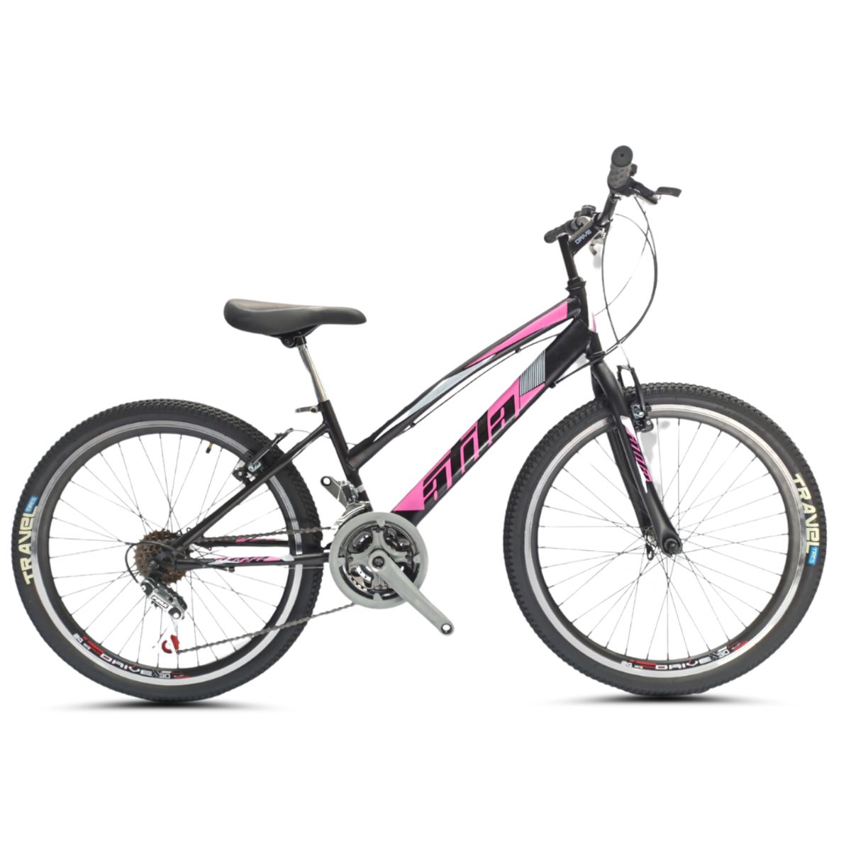 ATILA - Bicicleta Para Niña 24 Rines en Aluminio 18 Cambios Negro