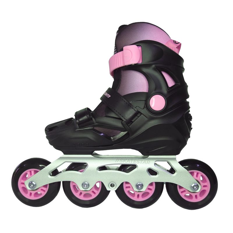 CANARIAM - Patines para Niños Canariam Romax Negro-Rosa T33-36