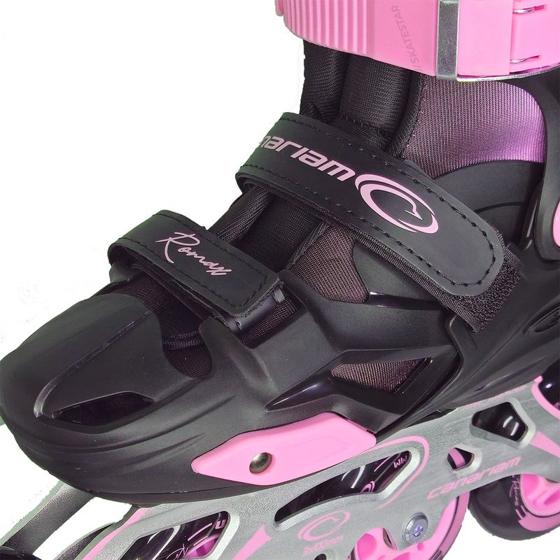 CANARIAM - Patines para Niños Canariam Romax Negro-Rosa T29-32