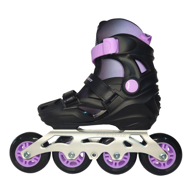 CANARIAM - Patines para Niños Canariam Romax Negro-Lila T29-32