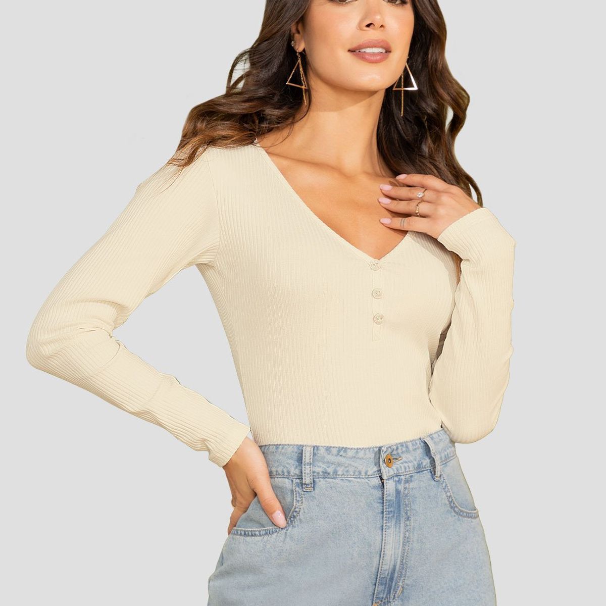 MARKETING PERSONAL - Camibuzo Mujer Crema Mp 108301