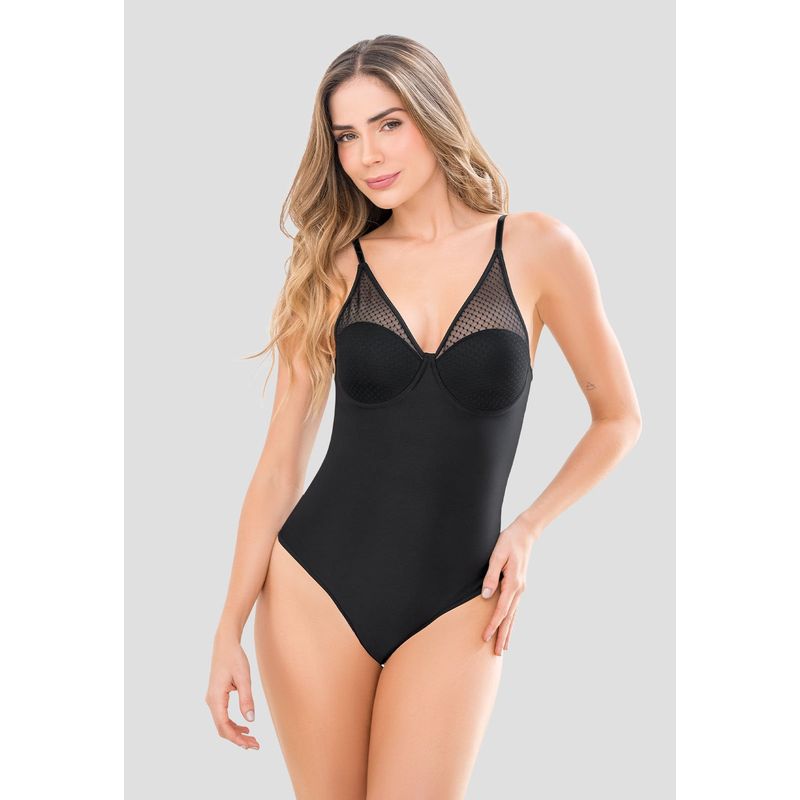 FORMAS INTIMAS - Body Mujer Negro Fi 109420