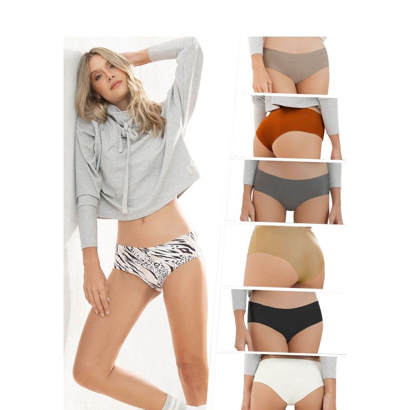 FORMAS INTIMAS - Cachetero Paq X7 Mujer Multicolor Fi 89344