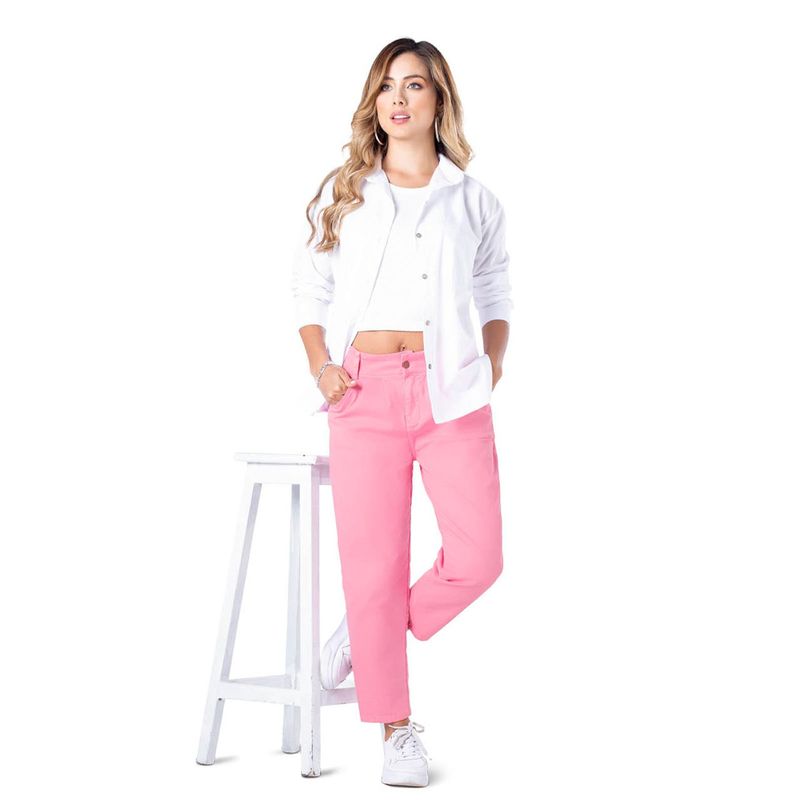 MARKETING PERSONAL - Pantalón Mujer Rosado Mp 34912