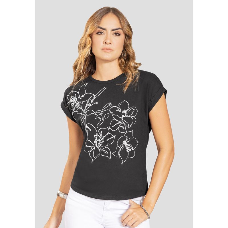 RUTTA - Camiseta Mujer Negro Rutta 110720