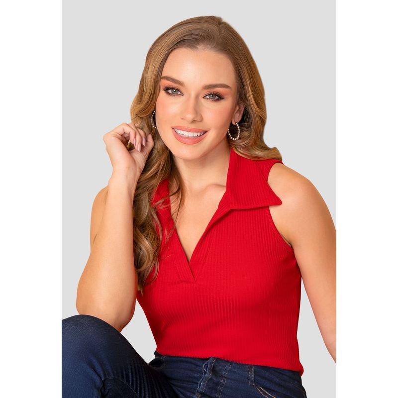 MARKETING PERSONAL - Blusa Mujer Rojo Mp 108314