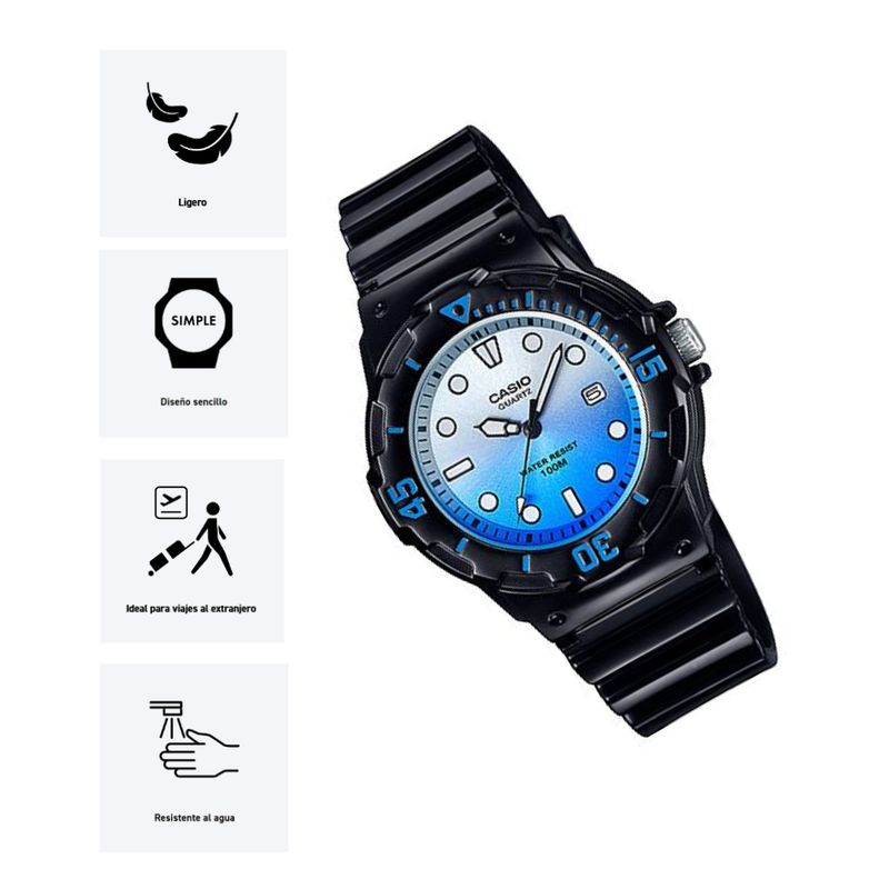 CASIO - Reloj Casio Modelo LRW-200H-2E Diseño Deportivo